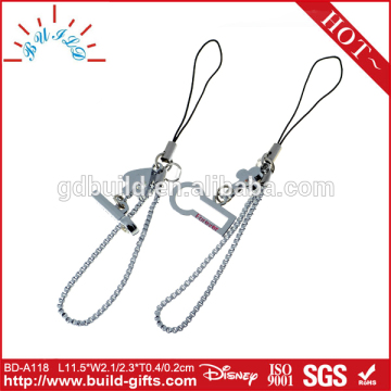 charm mobile phone strap with cleaner