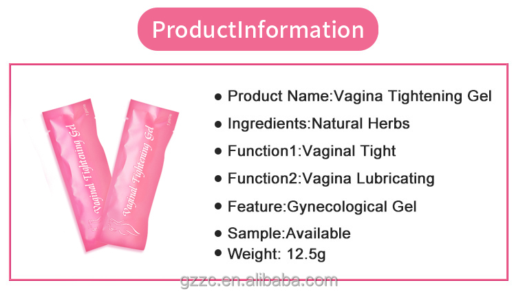 Private lable custom logo oem vaginal firming gel getting tighter medico vaginal stimulating and tightening gel for women