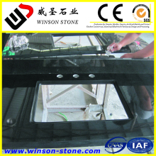 pure balck Absolute Black Granite Vanity Tops, table tops, customized dimensions countertops