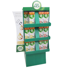 Cardboard shipper display stand