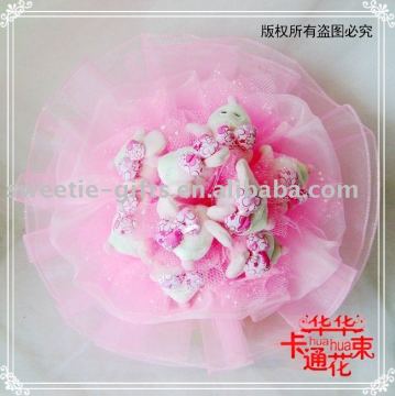 plush soft Monkey toy Cartoon bouquet