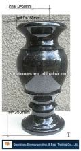 black flower vases for graves