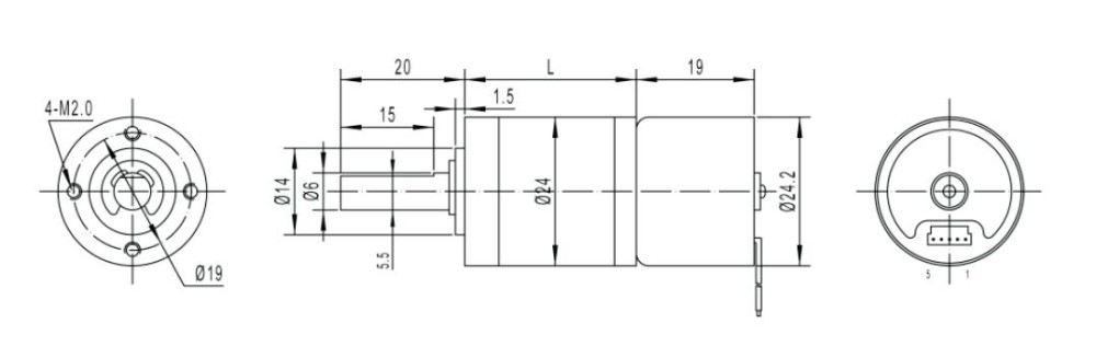 brushless hobby 12V 24V dc motor