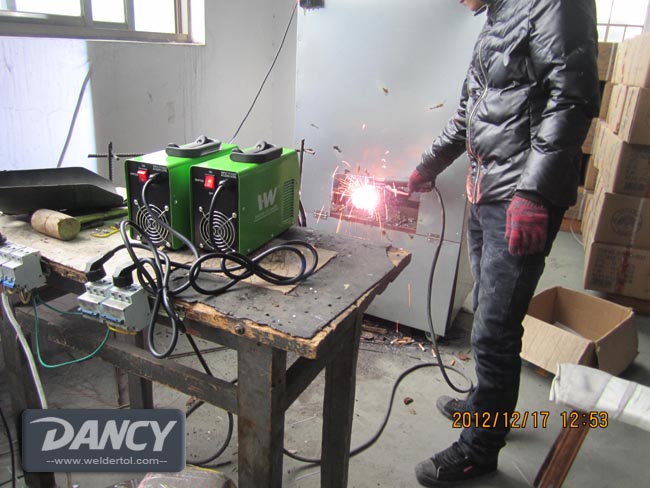 MMA IGBT welders test