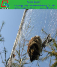 Black nylon multifilament Bird Net /Catching Bird Mist Capture Catching Netting 110D/2ply
