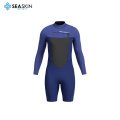 Seaskin 2024 Wetsuit Yamamoto 39 OEM सुपर स्ट्रेच LS चेस्ट ज़िप सर्फिंग वेट सूट