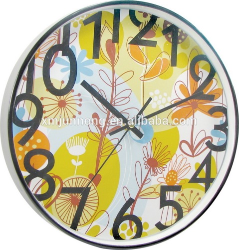 Customized clock face cheap quartz analog decorative wall clock