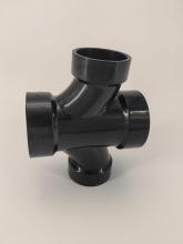 cUPC ABS fitings DOUBLE SANITARY TEE REDUCING