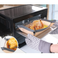 Tapis de cuisson en silicone avec casseroles de boutonnage