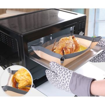 Tapis de cuisson en silicone avec casseroles de boutonnage