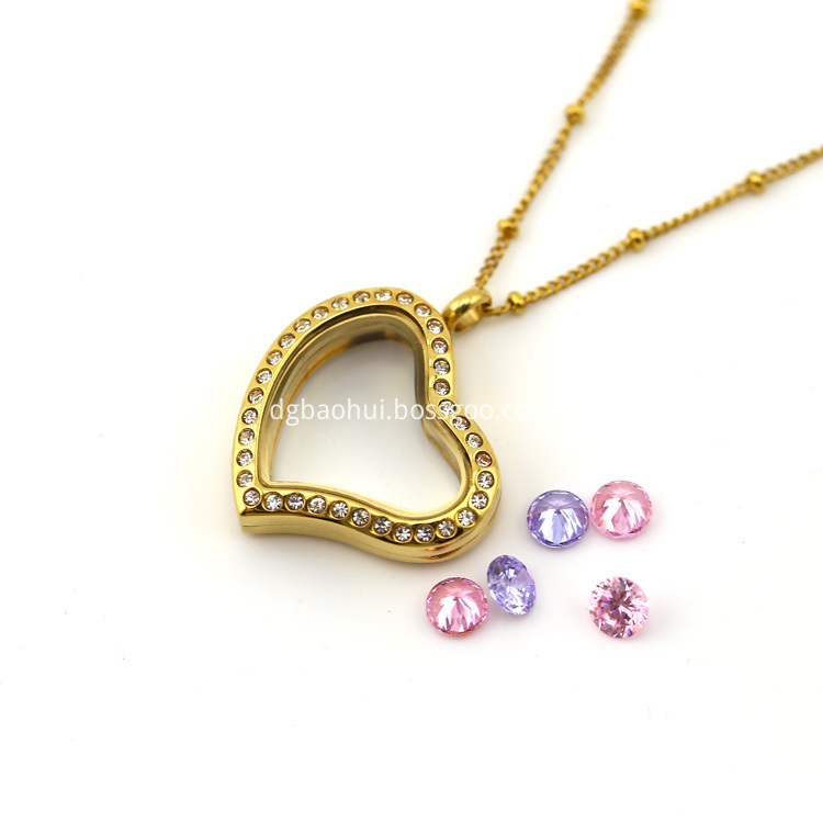 heart locket gold