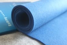 Blue Or Custom Colored Wool Felt, 3mm Wool Felt Sheet For Bag, Shoes, Boots