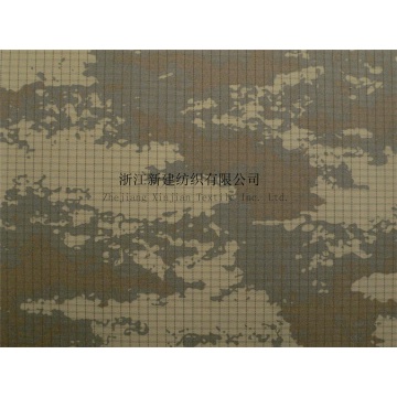 CVC Rip-stop Fabric Camouflage Tentera untuk Jaket