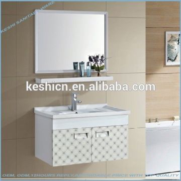 Bathroom wall hung cabinet vanities set