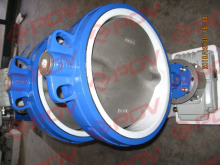 Corrosion resistant large size electric Entirely Four Fluorine Butterfly Valve