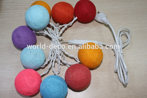 cotton ball party light / cotton ball light chain / cotton ball decoration light