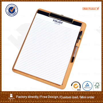 OEM restaurant menu folder&writing board folder&board with clip board