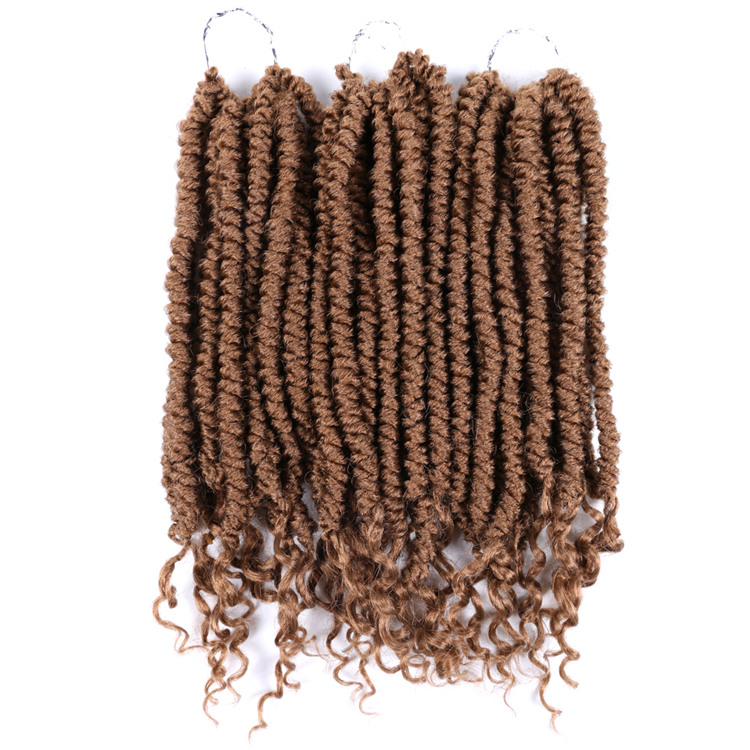 Wholesale Curly Ends Spring Senegalese Twists Pre Looped Senegalese Spring Twist Crochet Hair Braids Bomb Twists