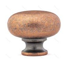 Rustic brass kitchen door knobs and pulls