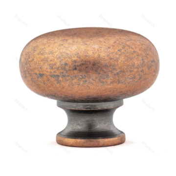 Rustic brass kitchen door knobs and pulls