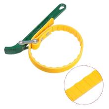 Green Yellow Adjustable Anti-slip Car Tool Belt Filter Strap Wrench