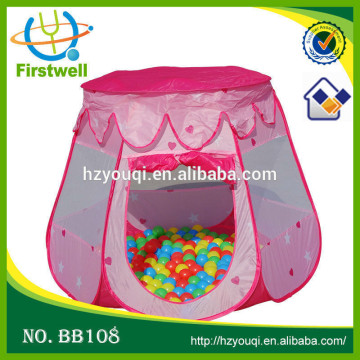 pink portable folding play tent kids play hut