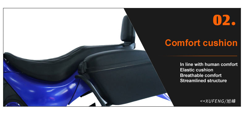 comfortable driving electric motorcycle