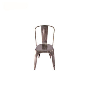 Odkryty Metal Retro Industrial Tolix Side Chair