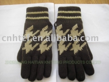 knitted gloves