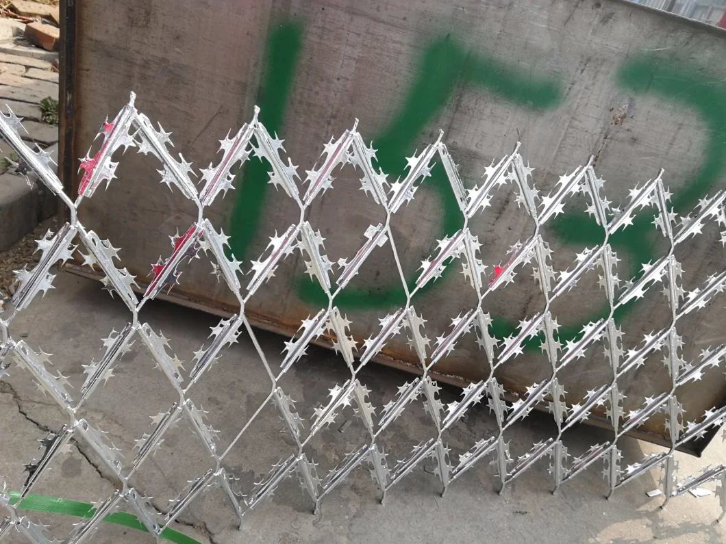 Expanded Concertina Razor Wire Mesh