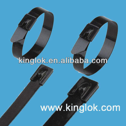PVC coated stainless Steel Cable Tie flexible cable ties
