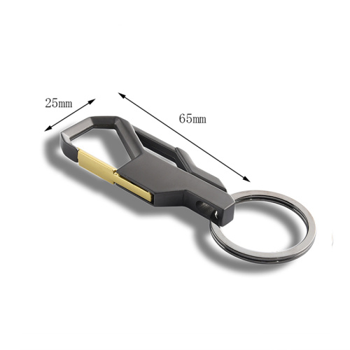 Custom Retaining Ring Climbing Button Carabiner Keychain