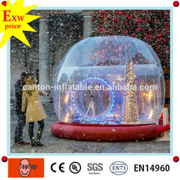 guangzhou inflatable manufacturer christams inflatable decoration,large big inflatable snow globes for sale