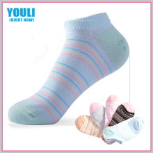 high quality wholesale women ankle socks custom cotton boat socks for lady