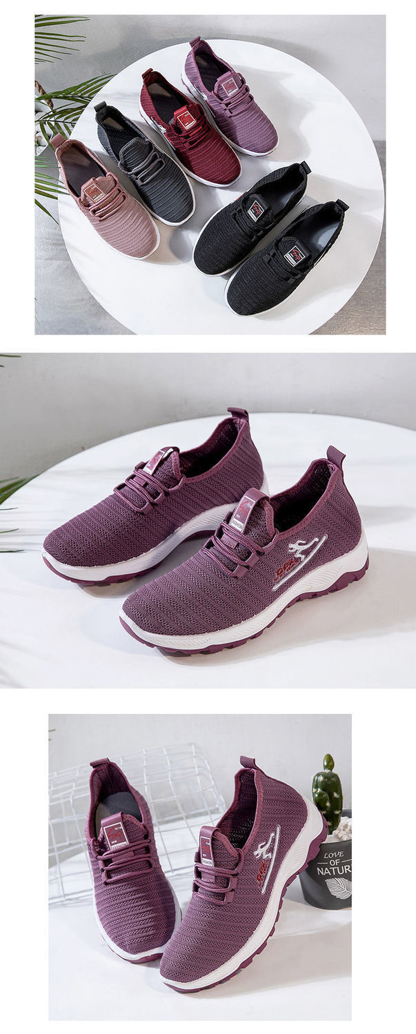 Breathable cloth shoes Daisy  women's casual sports walking shoes for middle-aged and old people fashion running footwear