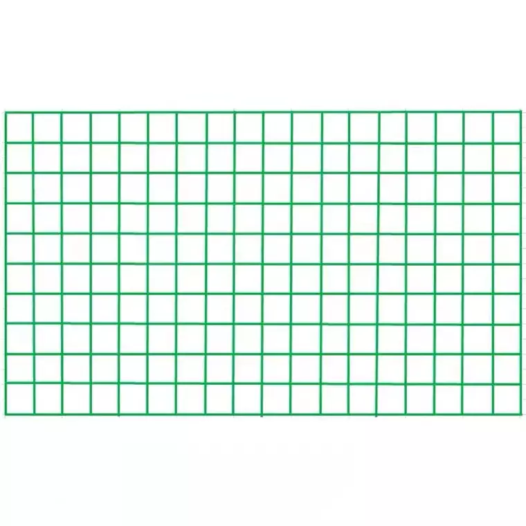 painel de malha de PVC verde de plástico