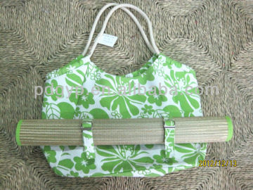 beach bag with stripes