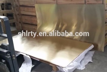 brass sheet CuZn37 brass sheet 1mm(Manufacturer)