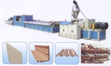 2016 wpc profile making machine/wpc pvc profile line/wood profile extruder