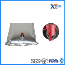 Beverage industrial use liquid plastic packaing bag-in-box