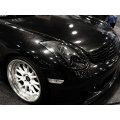 metallic diamond gloss black car wrap vinyl