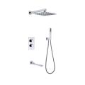 Thermostatic Shower systems with rain shower and handheld