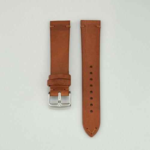FINE LEATHER WATCH STRAP IN BROWN