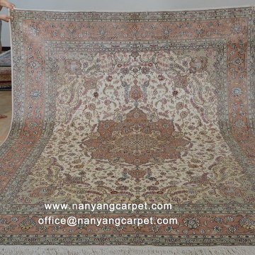 8'x10' Pure Silk Handmade Oriental Area Rug