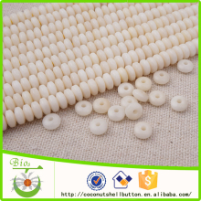 6*3 MM elegant friendly natural tagua spacer beads for jewelry spacer