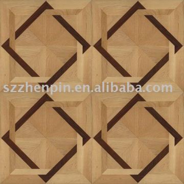 ljx-parquet-045 oak and wenge art parquet flooring