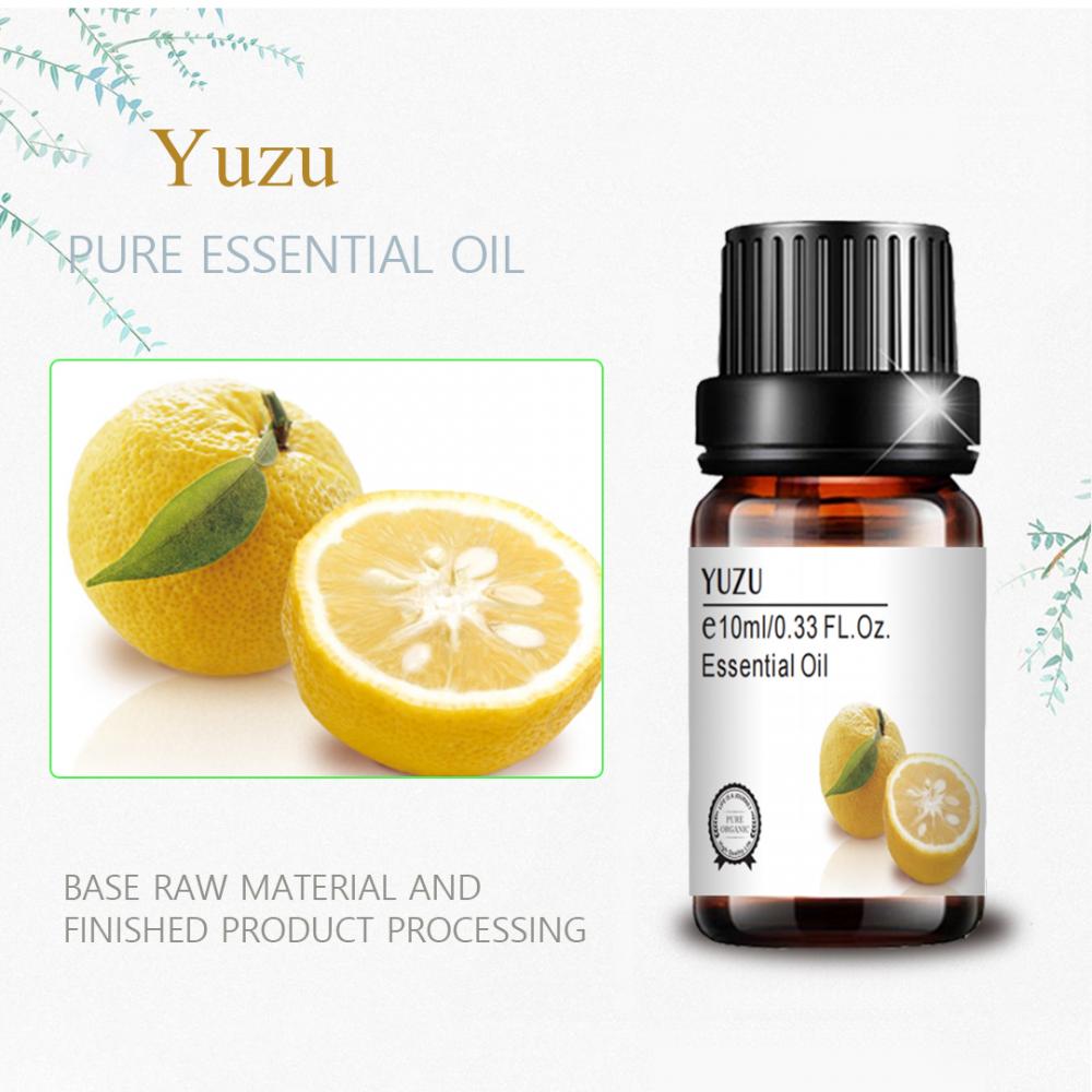 Aceite esencial de Yuzu de grado cosmético de grado al por mayor Yuzu