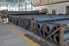 UHMWPE lined composite dredging flared liner pipe