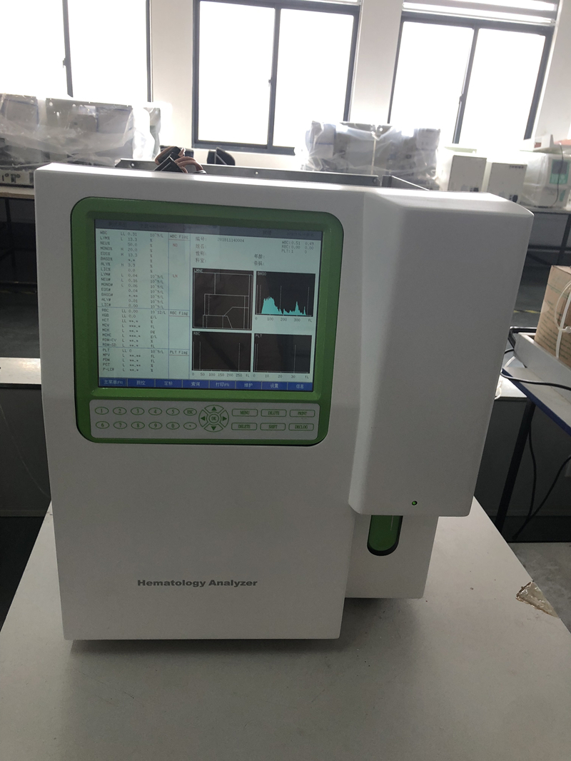 Stable Performance Full Automatic 5 Differential Hematology Analyzer with Manual Sampling