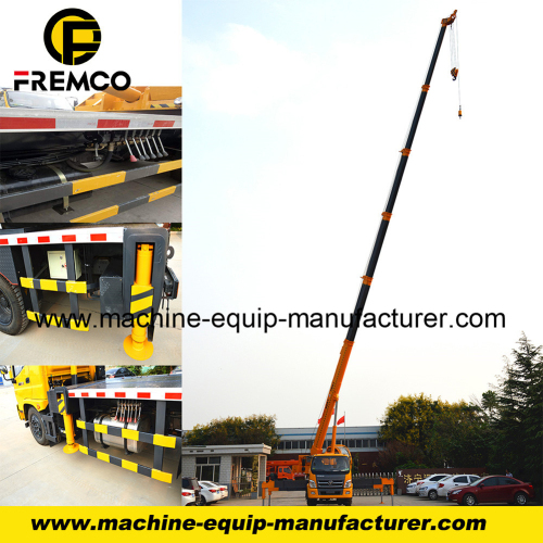 Hydraulic Truck Lift Cranes With Foton Base